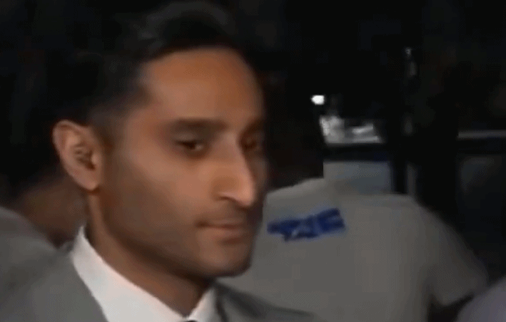 有情况？博主：当提到马刺是杜兰特的最佳下家时，看看Shams的肢体语言