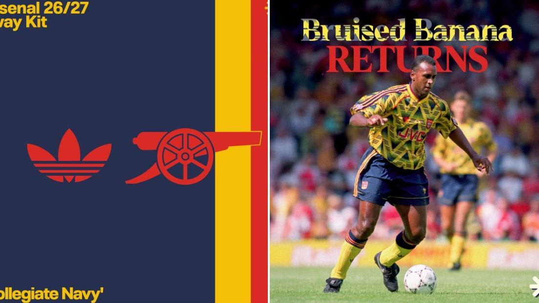 开云登录网址入口-足球装备博主：阿森纳下赛季客场球衣将致敬经典“青皮香蕉”