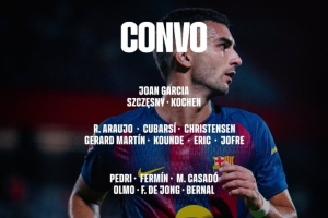 开云登录网址入口-巴萨对赫塔费大名单：莱万、拉什福德在列，亚马尔、加维仍缺席